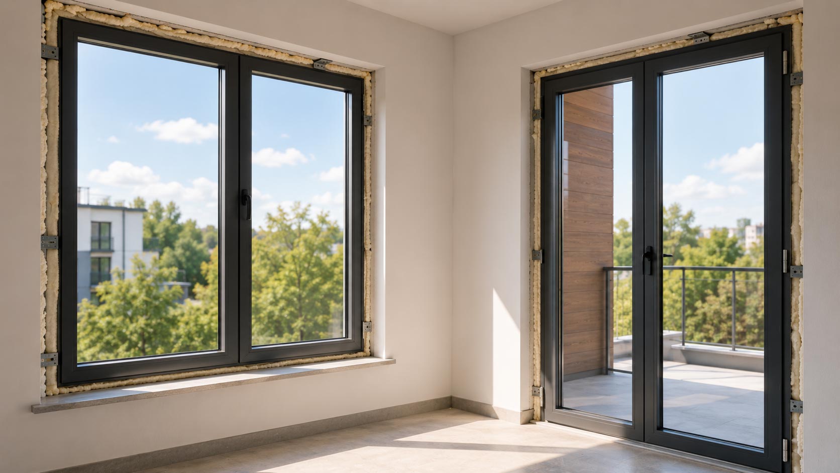 Füllen und Isolieren von Wand- und Deckenspalten
