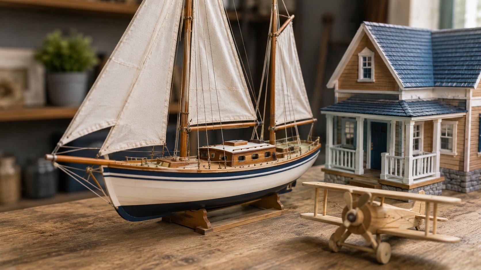 Hobby-, Modell- und Dekorationsarbeiten