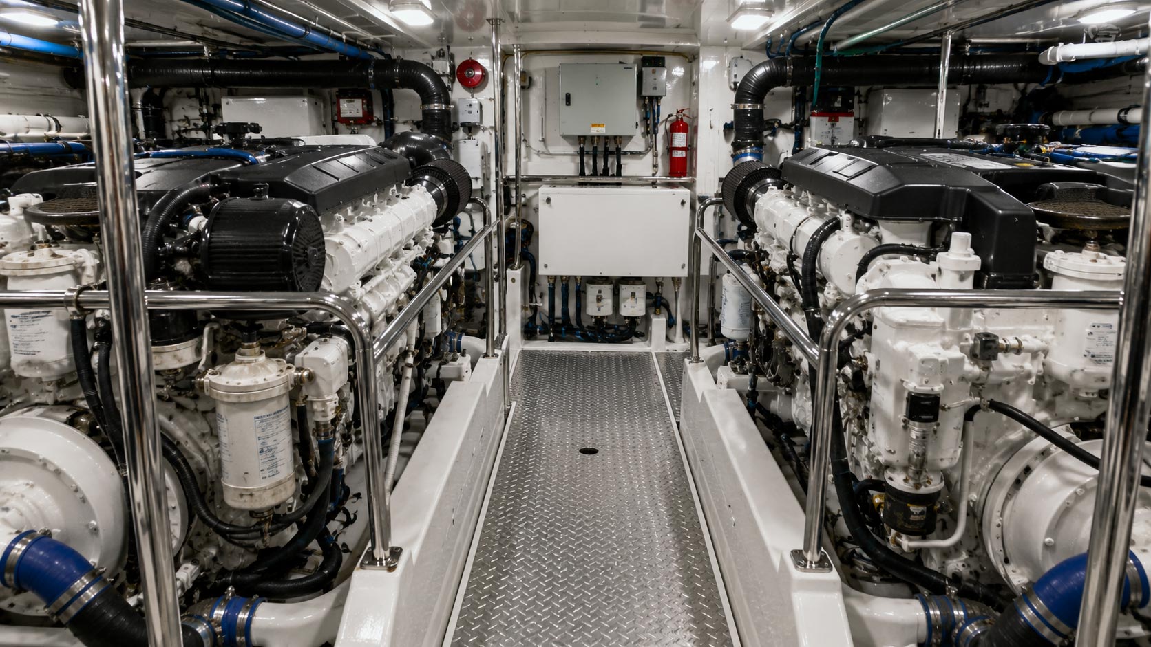 Marine Engine Compartments