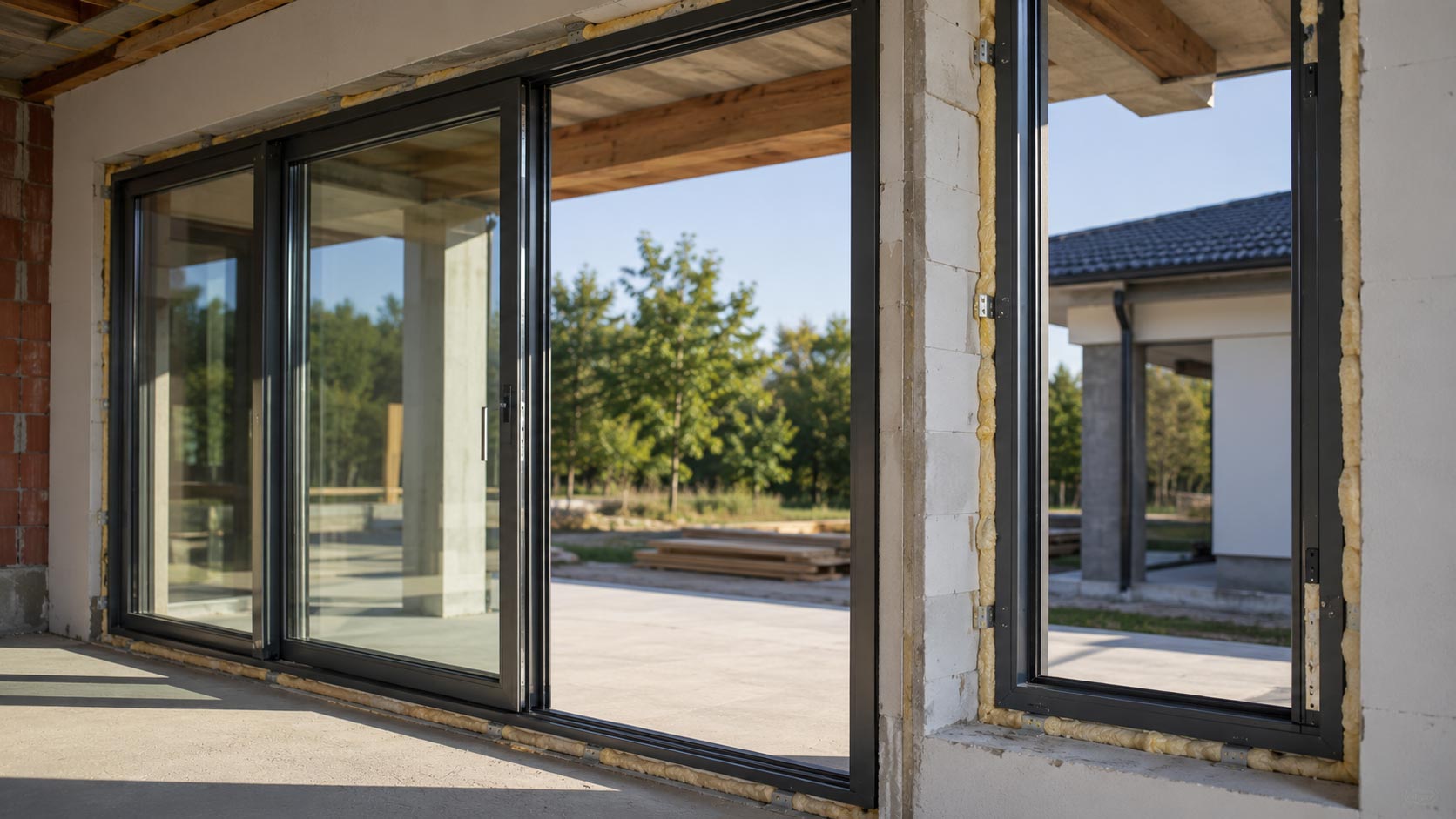 Fenster- und Türrahmenmontage