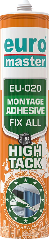 EU-020 High-Tack Hybrid Montage Adhesive